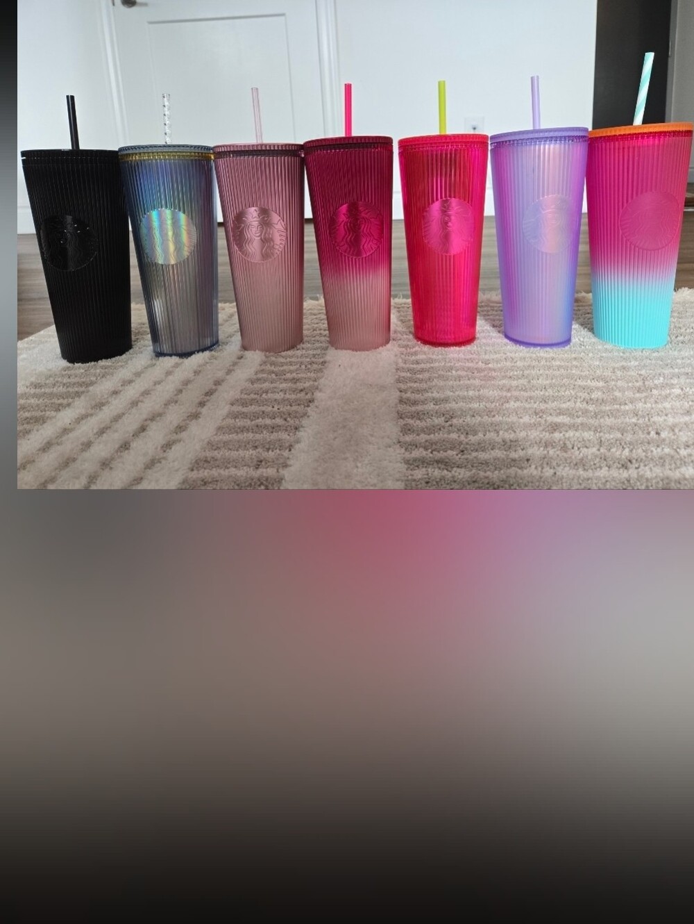 Starbucks Ribbed Tumbler Set